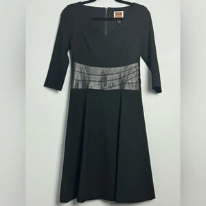 NUE By Shani fit & flare V-neck midi dress size 2